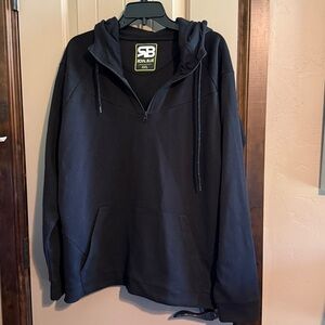 Black Hoodie with Front Pocket
